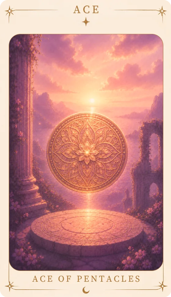 Ace of Pentacles, tarot card