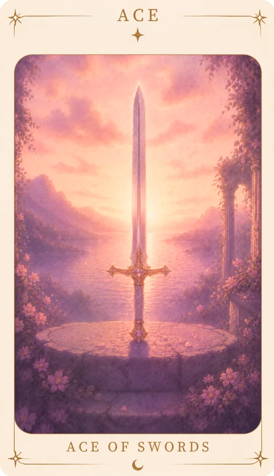 The Ace of Swords Meaning, tarot card