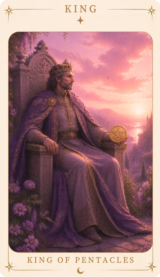 King of Pentacles, tarot card