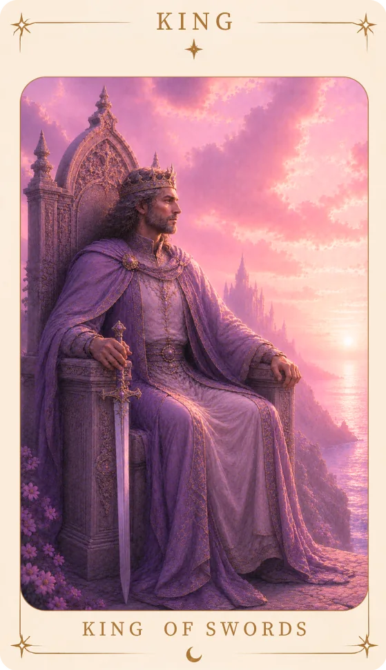 The King of Swords Meaning, tarot card