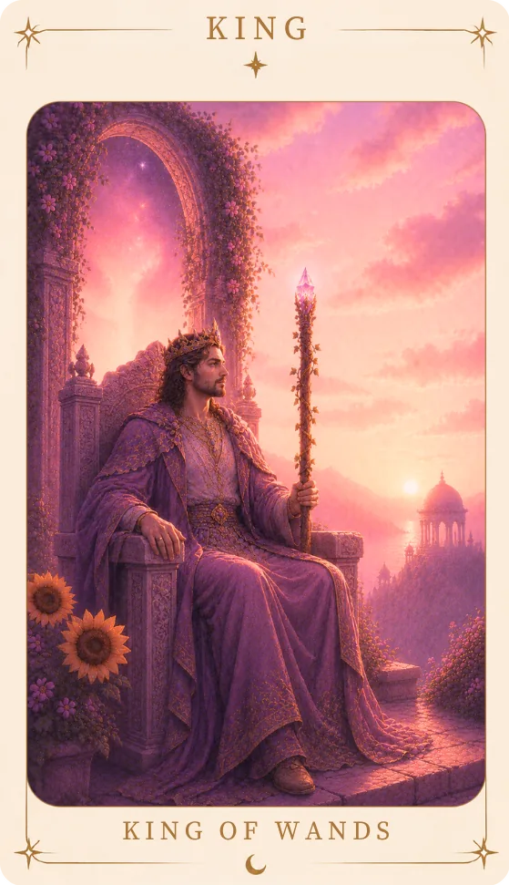The King of Wands Meaning, tarot card