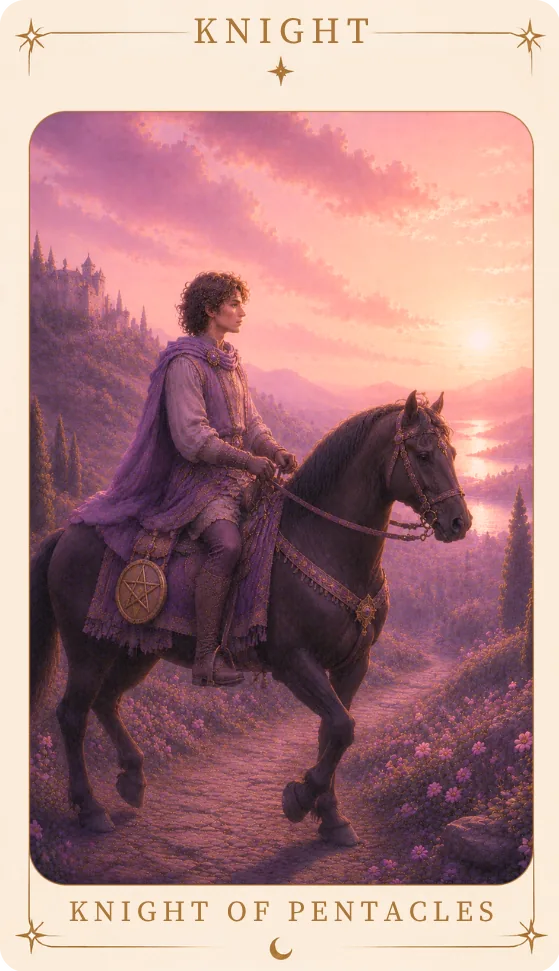 Knight of Pentacles, tarot card