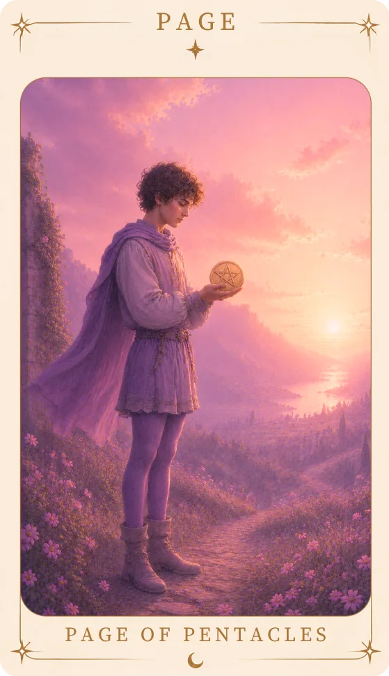 Page of Pentacles, tarot card