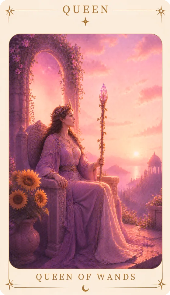 The Queen of Wands Tarot Card Meaning, tarot card