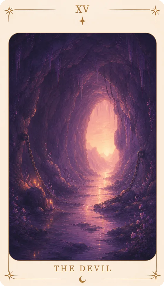 The Devil Tarot Card, tarot card