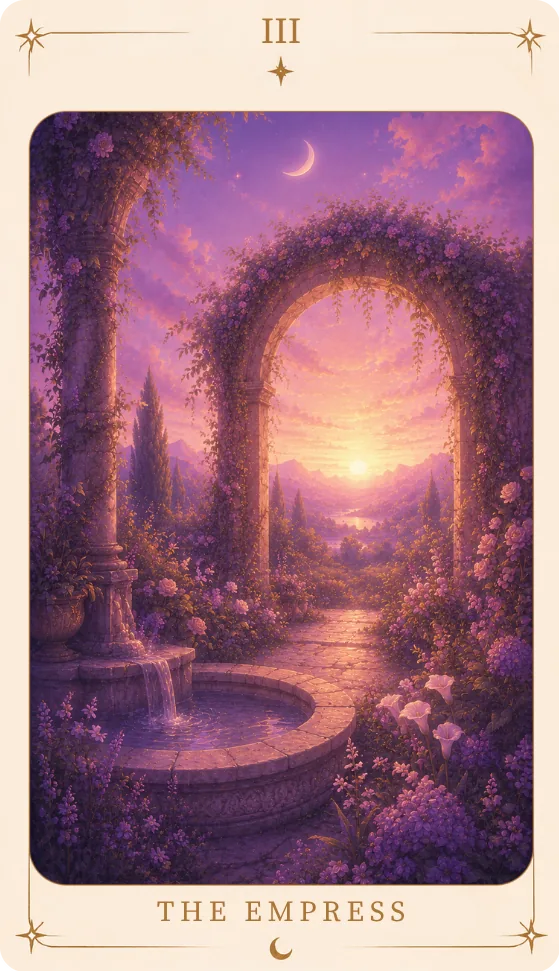 The Empress Tarot Card, tarot card