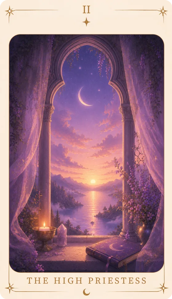 The High Priestess Meaning, tarot card