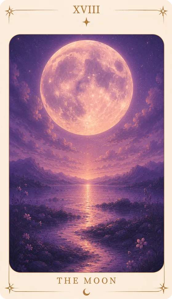 The Moon Tarot Card Meaning, tarot card