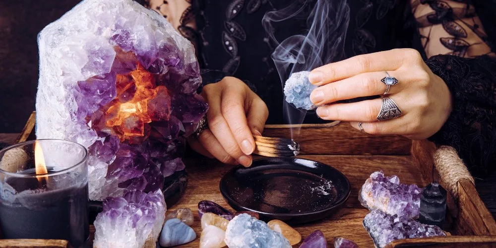 Casting a circle: space cleansing image