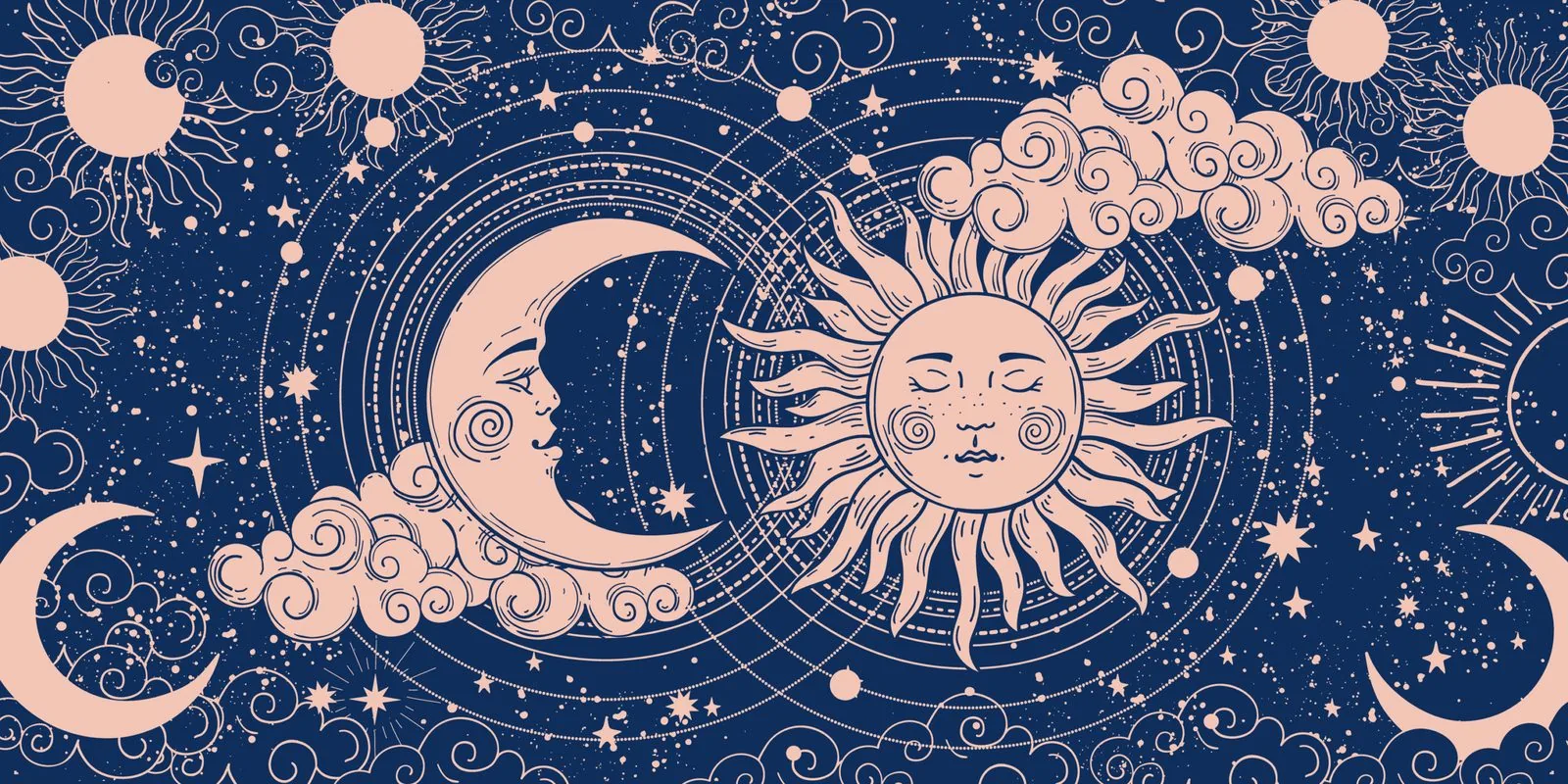 moon and sun sign