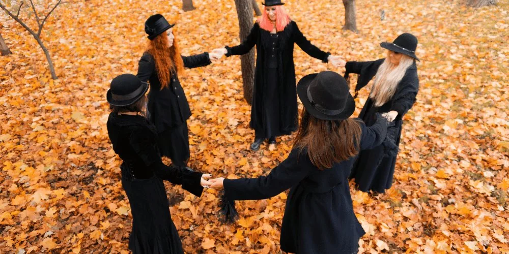 covens witches circle image