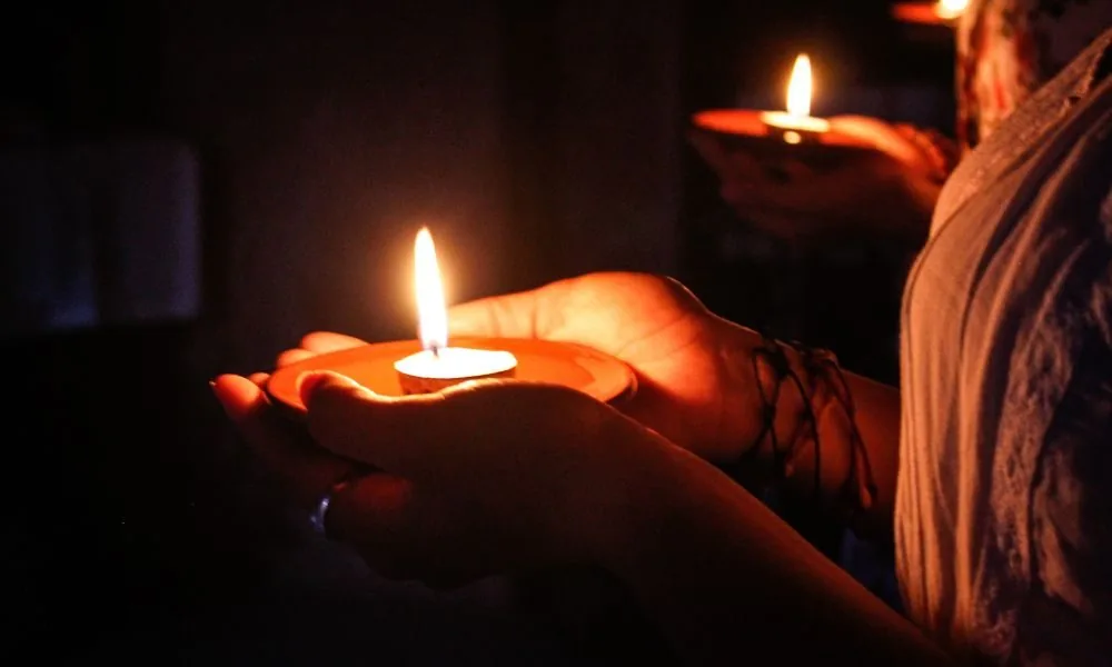spiritual candles burning fast