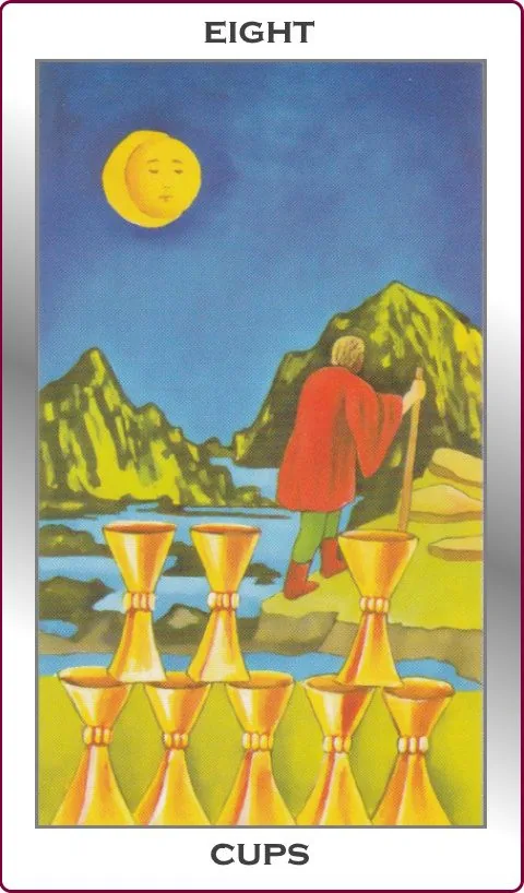 eight of cups card
