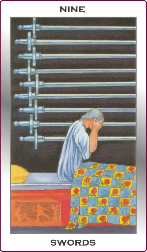 nine of swords card