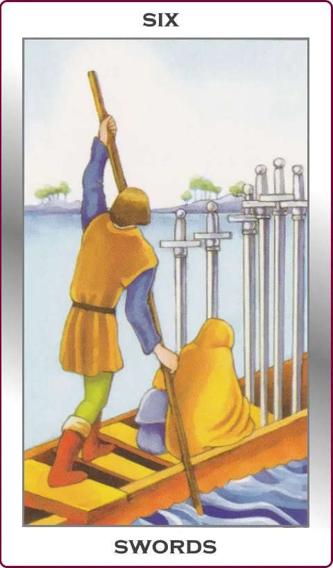 six of swords card