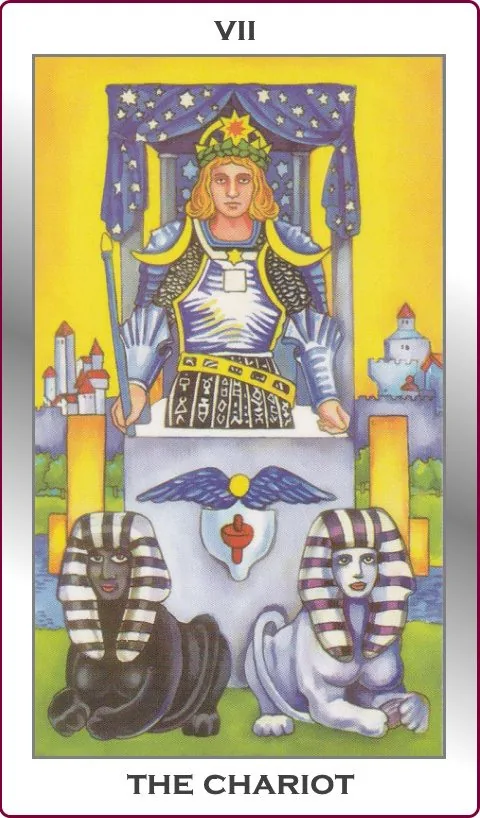 the chariot major arcana tarot card image