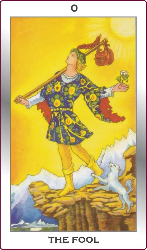 the fool major arcana tarot card image