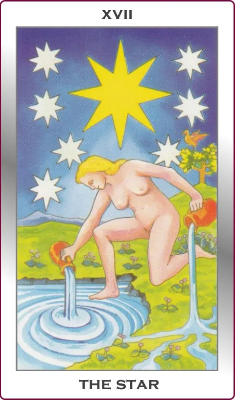 the star major arcana tarot card image