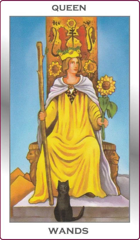 queen of wands card
