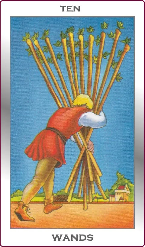 ten of wands card