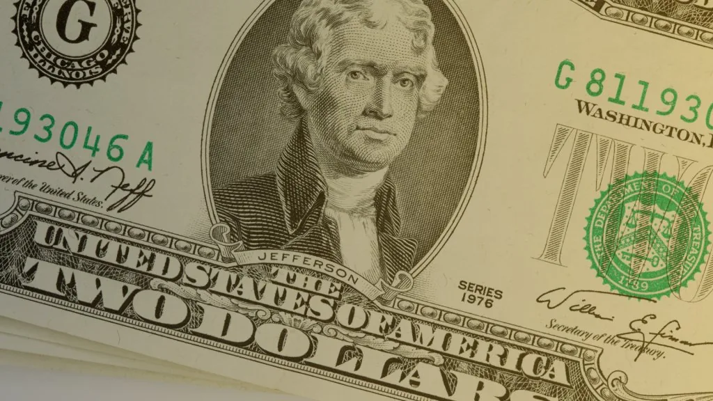 2 dollar bill spiritual meaning