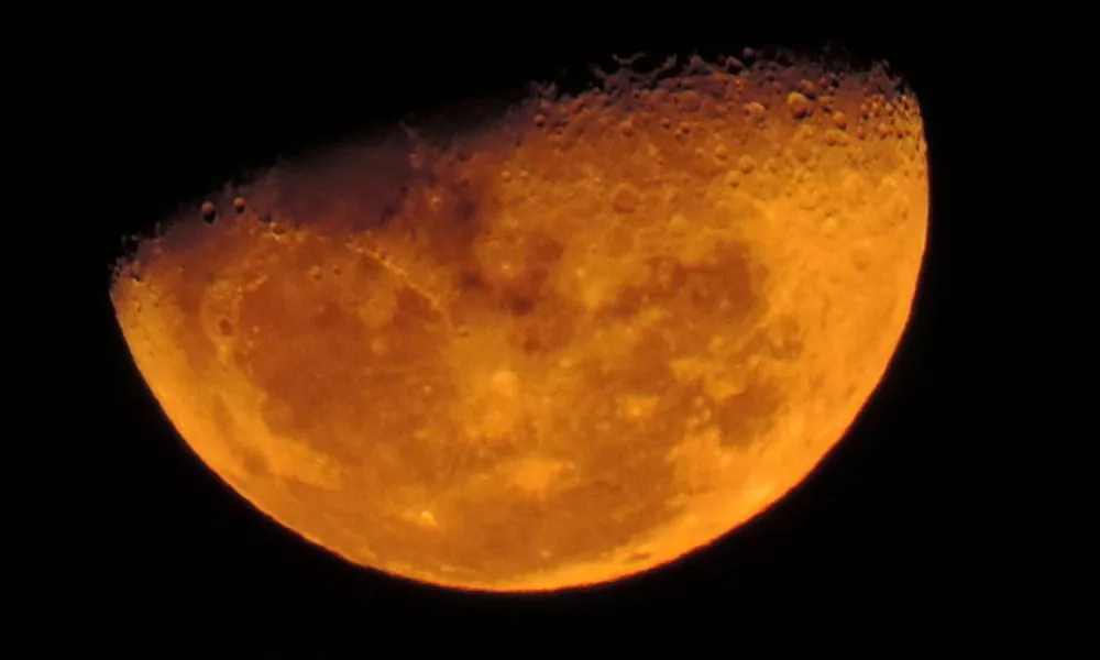 image for orange moon spiritual meaning