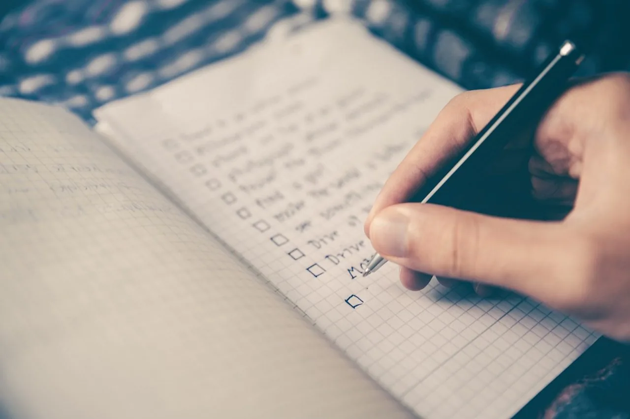 An image of a relationship needs checklist